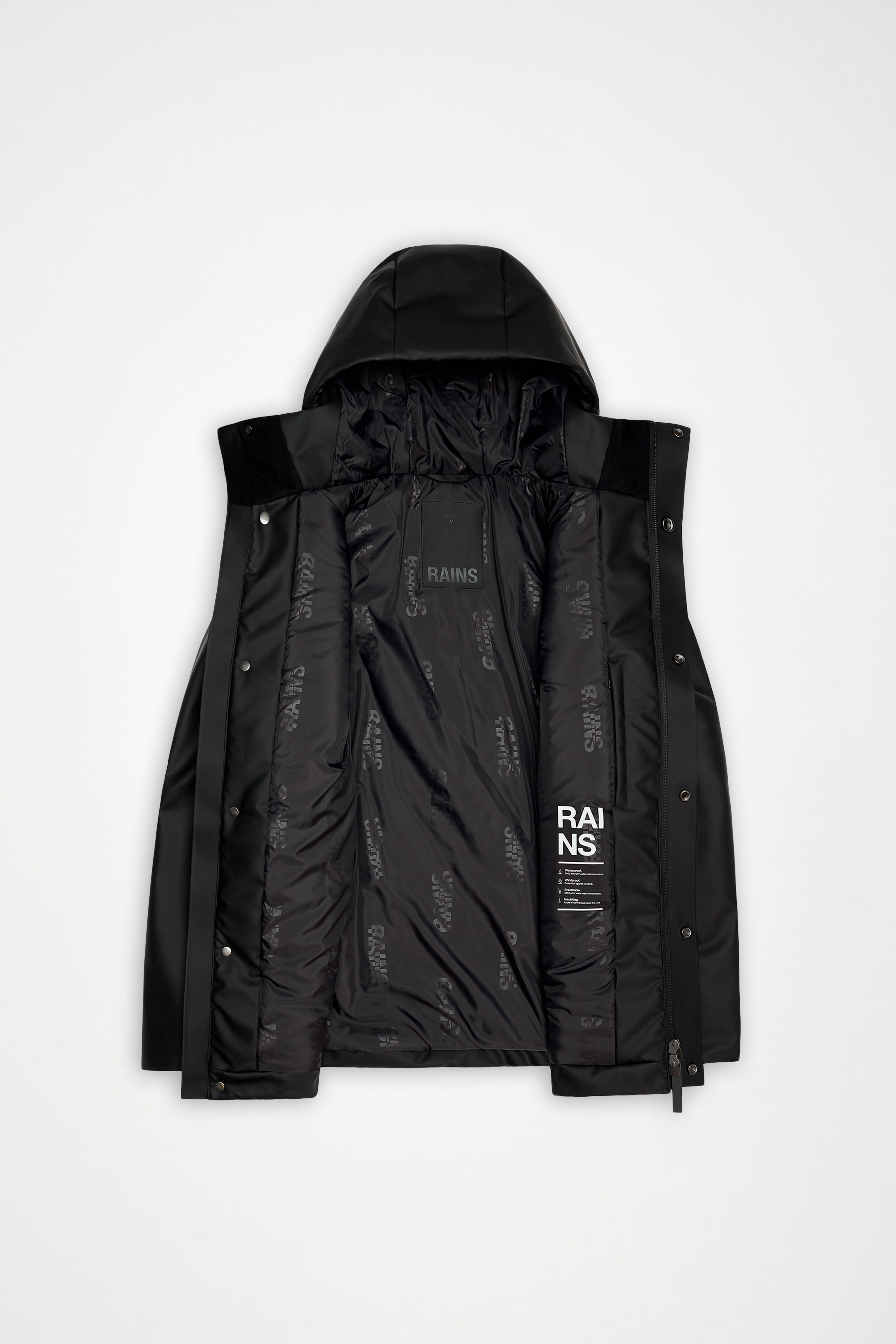 RAINS Nome Parka Navy Jacket
