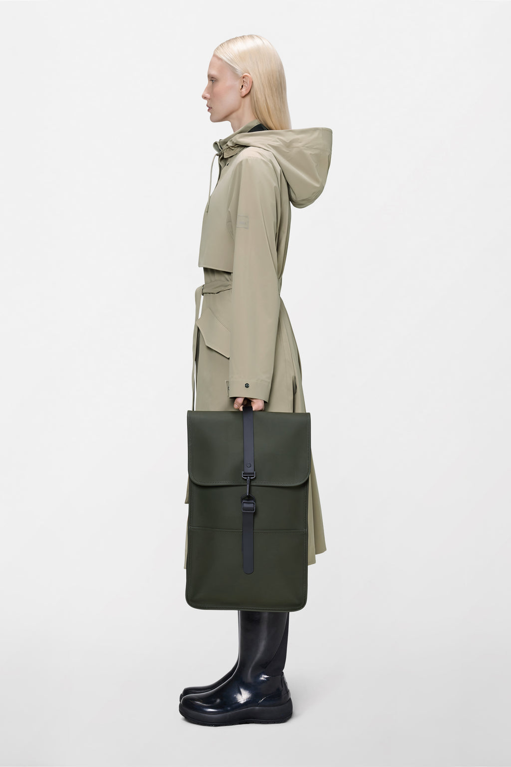 Rains® Backpack in Green for $140