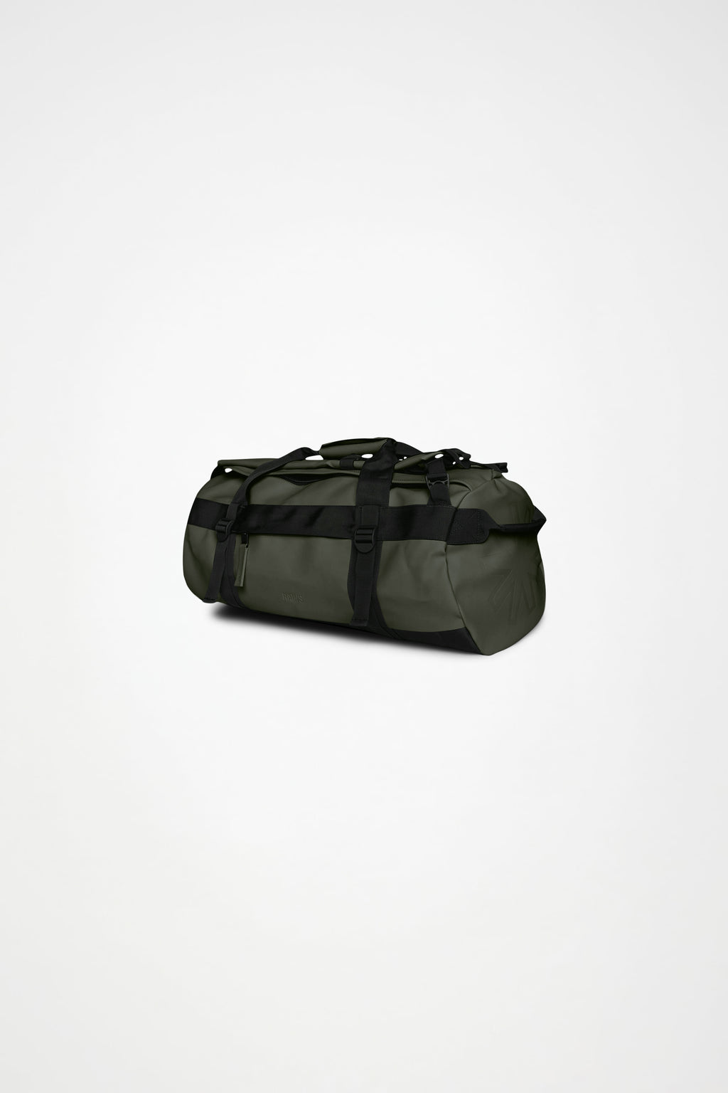 duffle bag alternate color black waterproof duffle bag rains Rains® Texel Duffel Bag Small in Black for $175