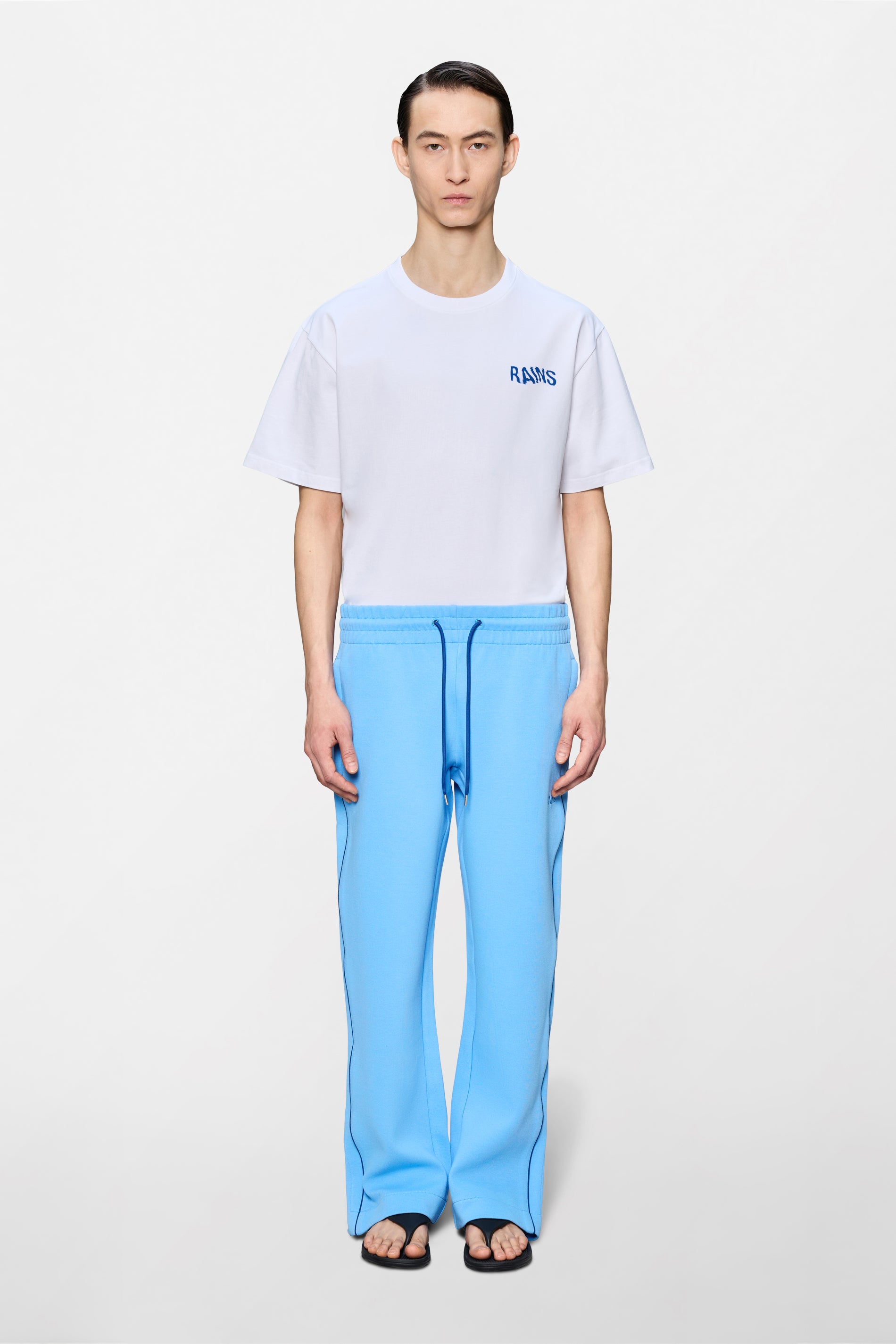 RAINS Downtime Track Pants Melt Jacket