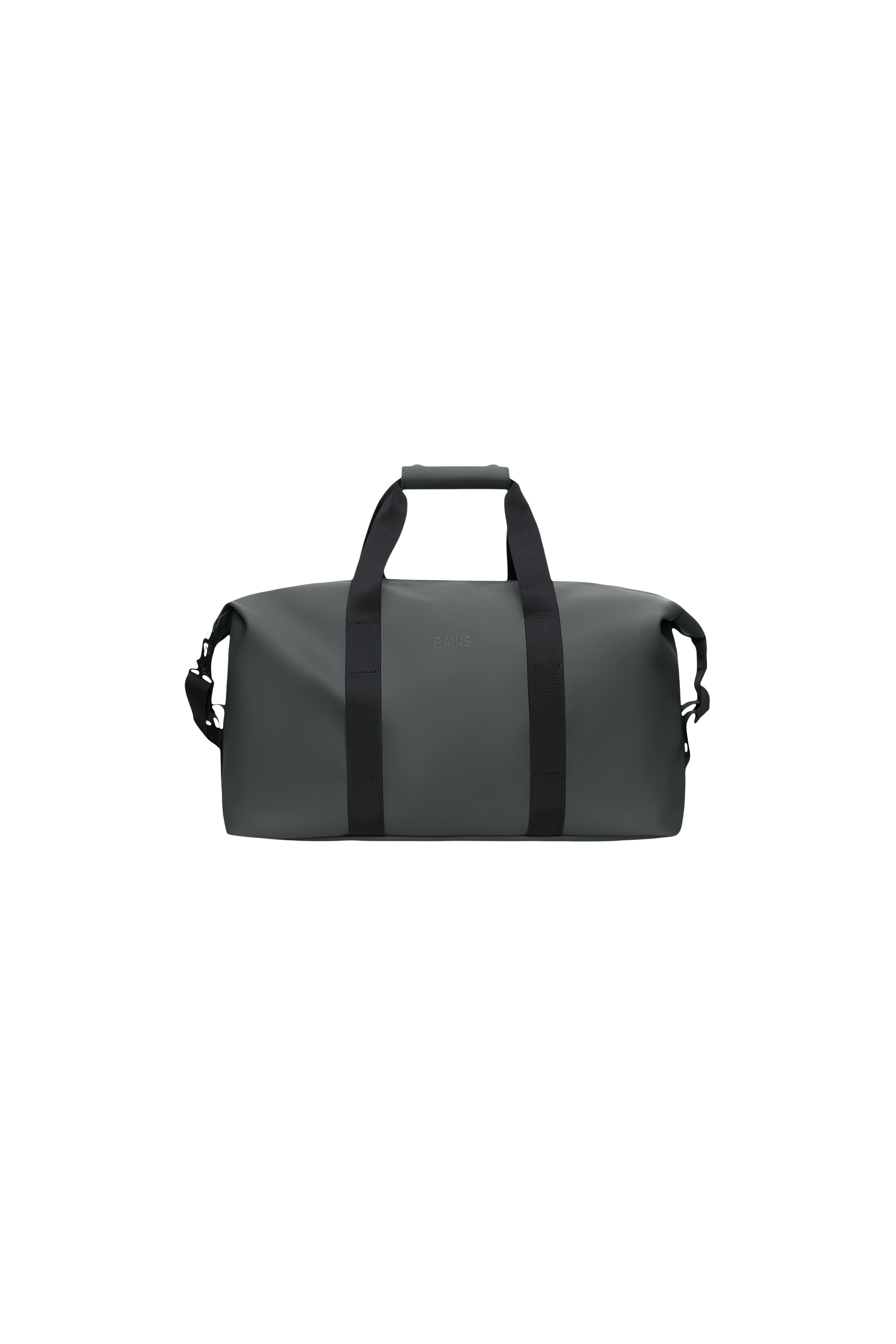 RAINS Hilo Weekend Bag Dark Grey 36L H27 x D26 x W52 cm Weekender