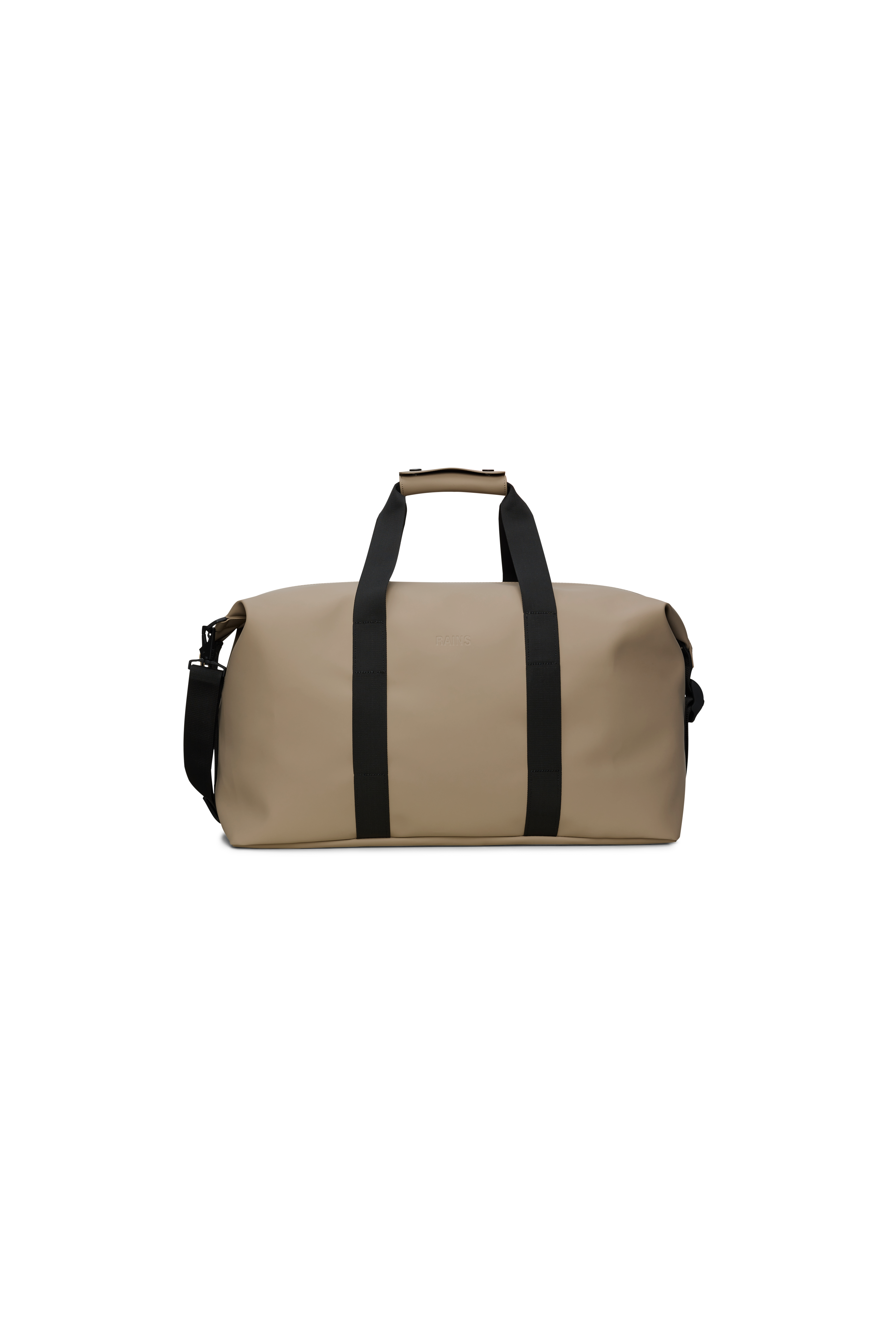 RAINS Hilo Weekend Bag Beige 36L H27 x D26 x W52 cm Weekender