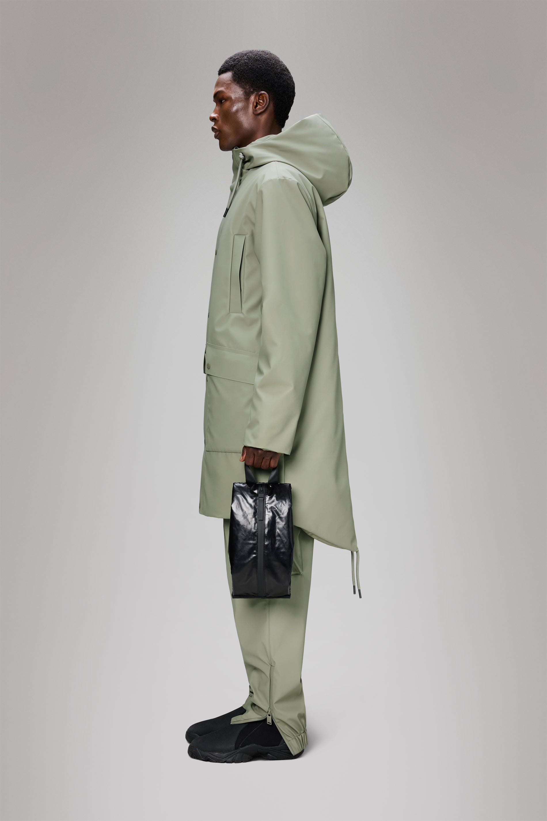 RAINS Sibu Wash Bag Black Wash Bag