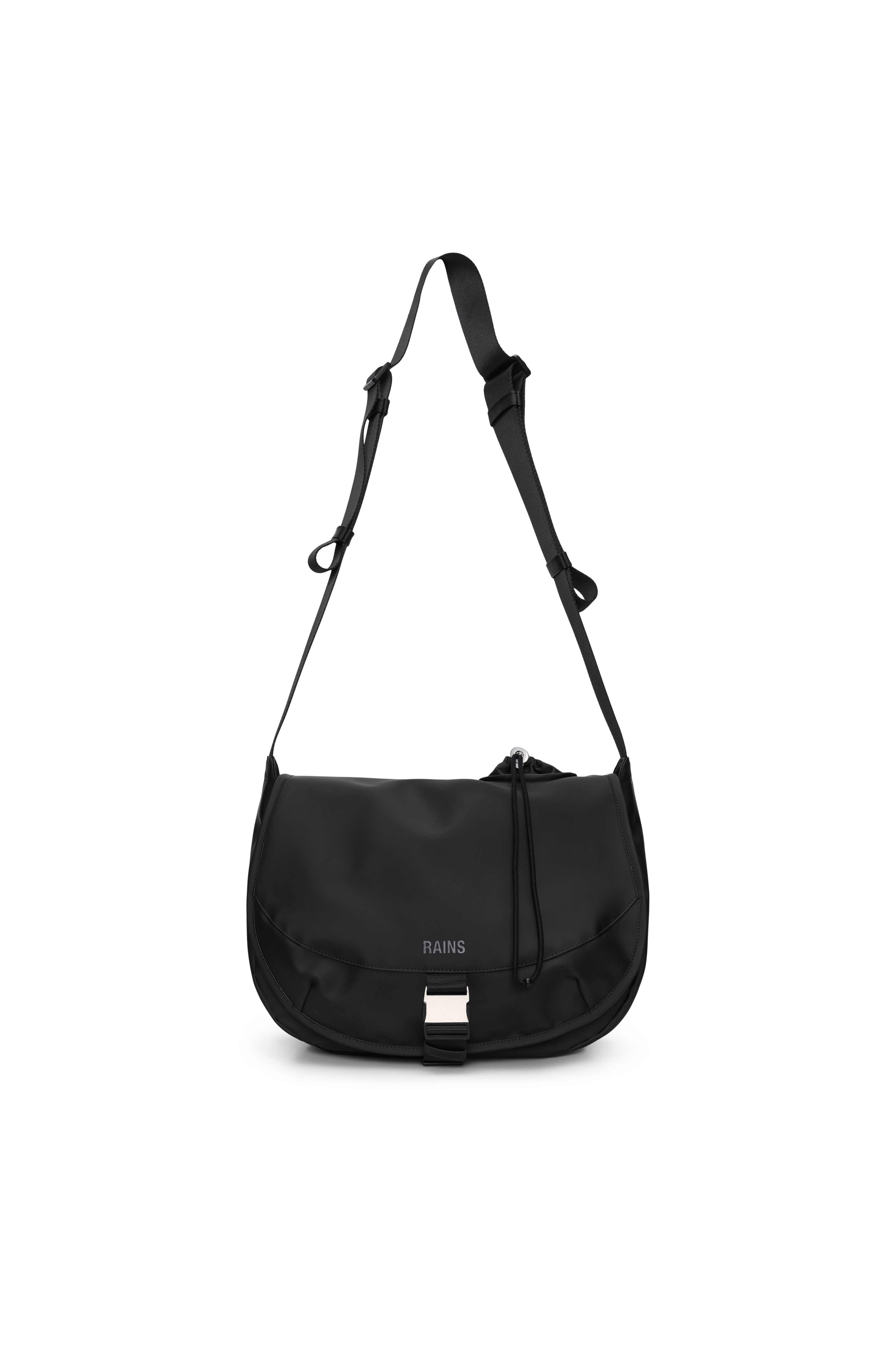 RAINS Bottle Messenger Bag Black 18L H32 x D22 x W37 cm Messenger