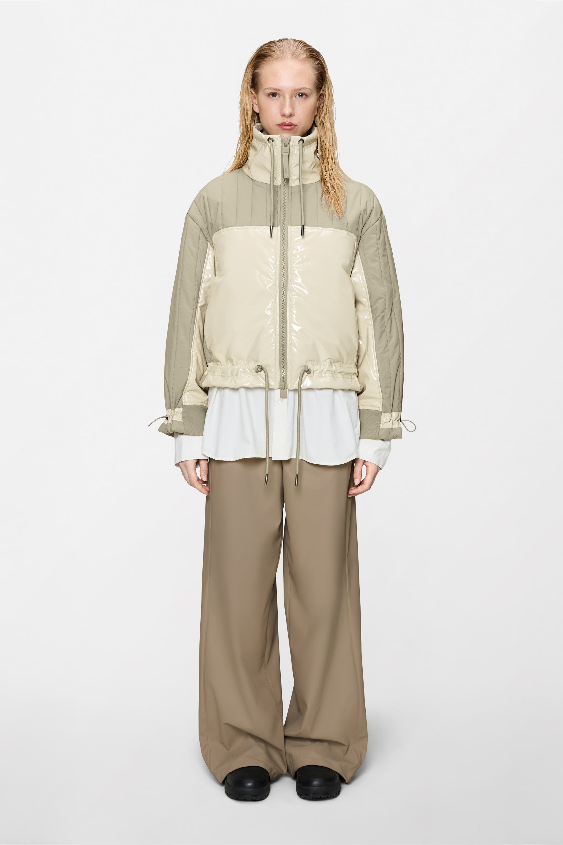 RAINS Koya Vision W Jacket Beige Jacket