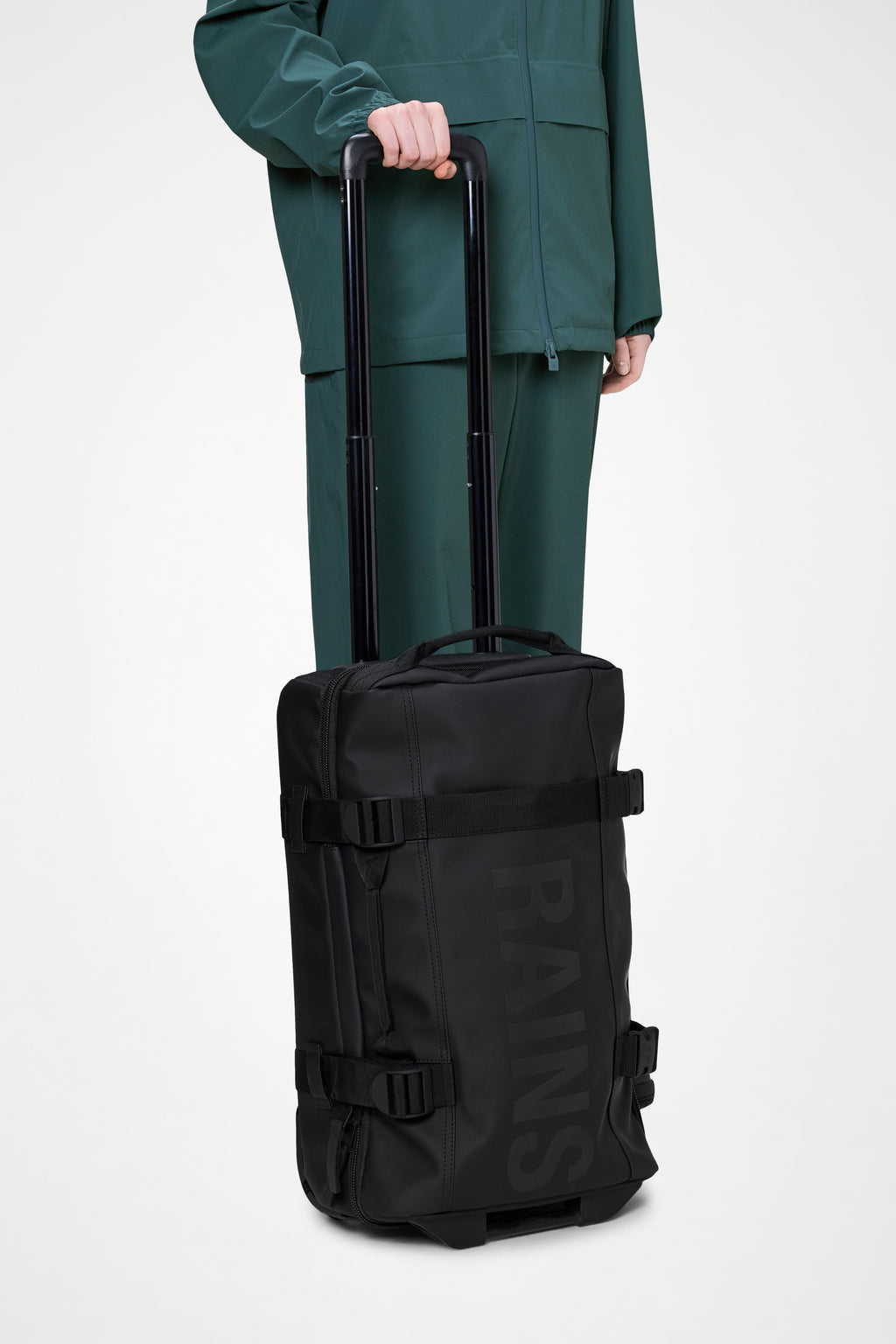 Rains® Texel Cabin Bag in Black for $275