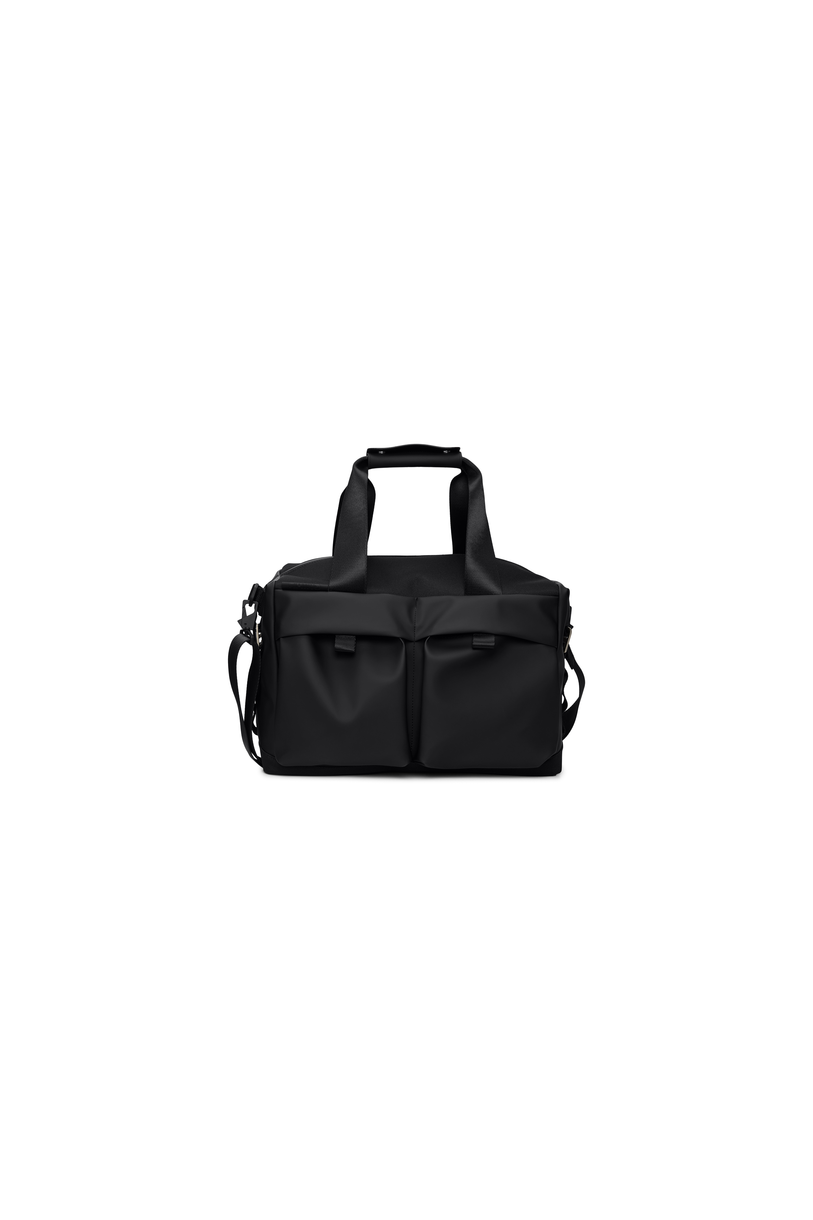 RAINS Otaru Weekend Bag Small Black 23L H37 x D19 x W53 cm Weekender
